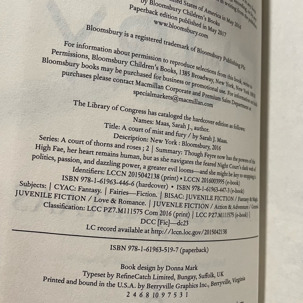 A Court of Thorns and Roses & A Court of Mist and Fury oop set - Picture 10 of 11